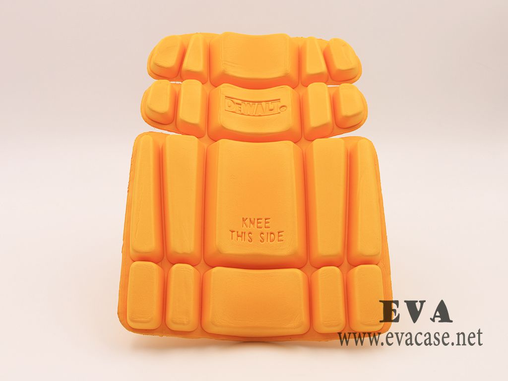 Dewalt foam knee pads inserts 100 percent yellow Polyethylene soft and